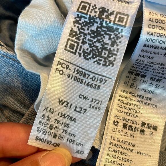 Levi's Original Women's Mid-Rise Tapered Leg Boyfriend Jeans Slate Era Size 31 - Picture 6 of 9